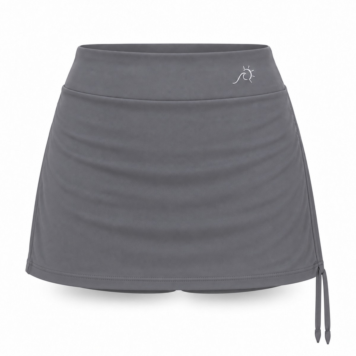 Tide Ruched Skort – Adjustable Women’s Beach Skort with Built-In Shorts