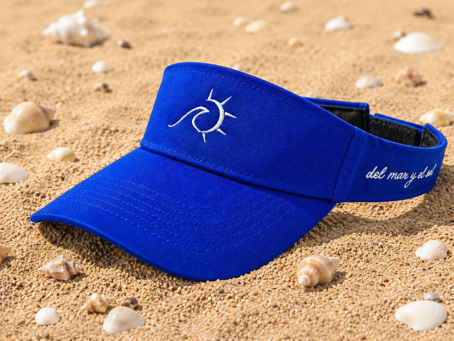 Sombrero con visera ajustable con velcro
