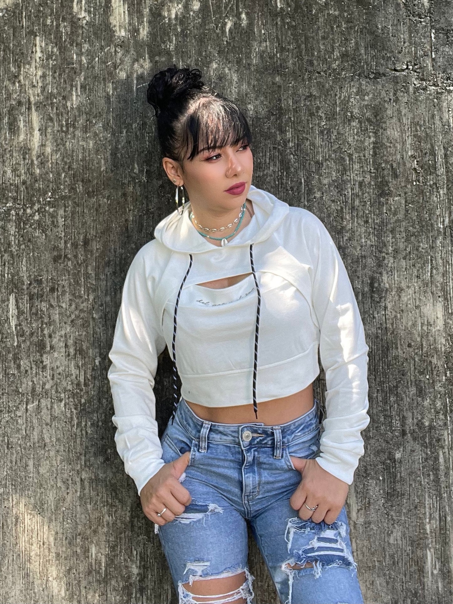 Hoodie Crop Top