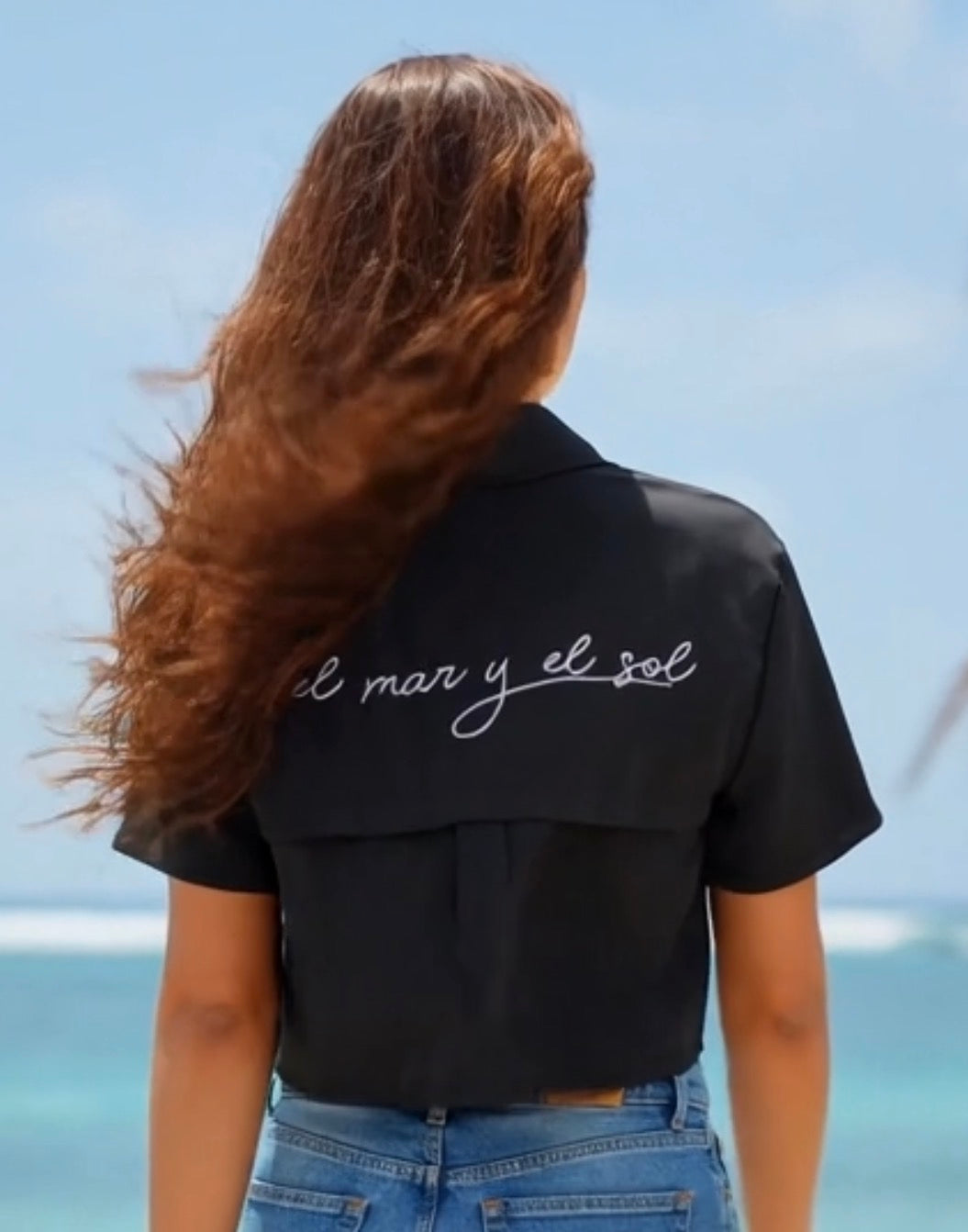 Solara Crop Shirt – UV Protection Quick-Dry Lightweight Nautical Top