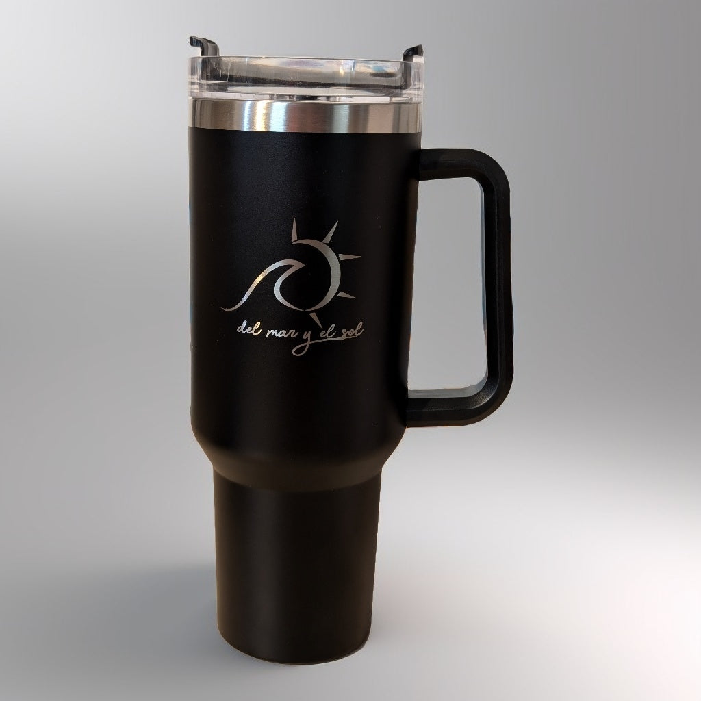 40onz beach tumbler black 