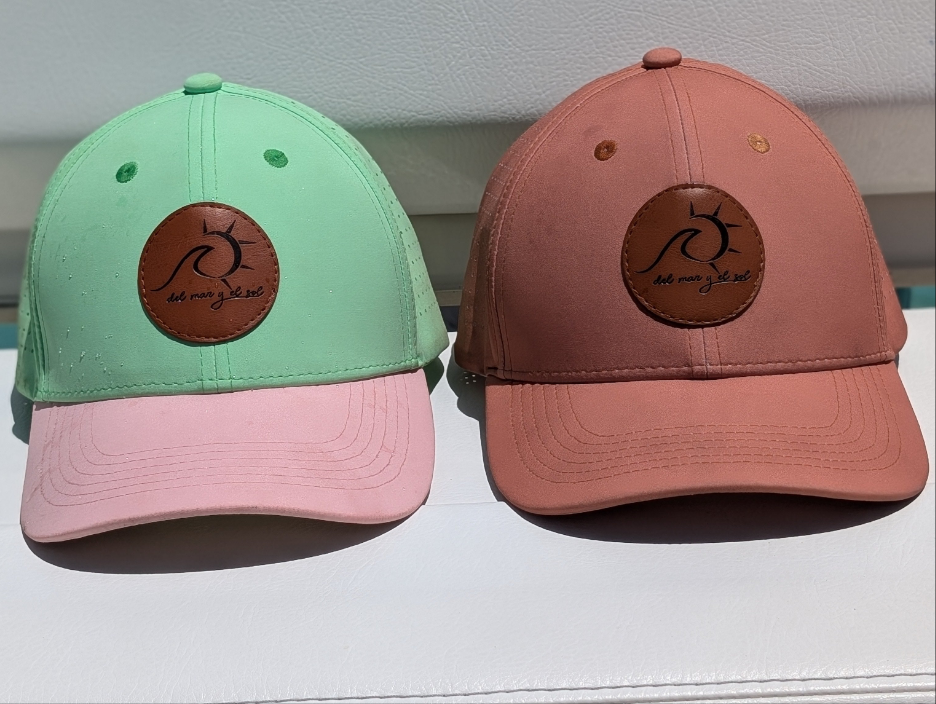 Water resistant cap women men boating outfit sun protection