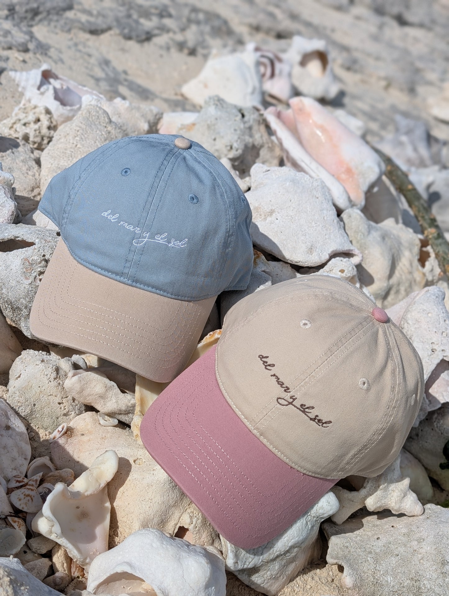 Adjustable Beach Hat Del Mar y el Sol Signature Beach Cap 