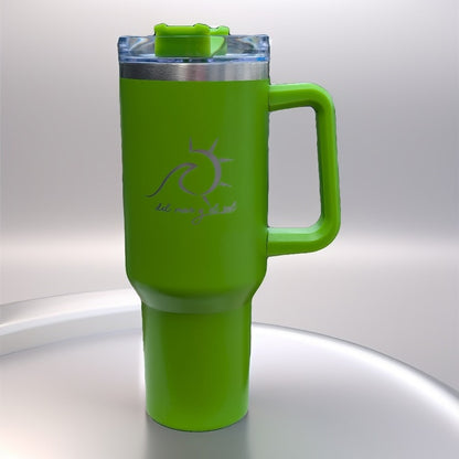 large travel tumbler coastal lifestyle hydration cup