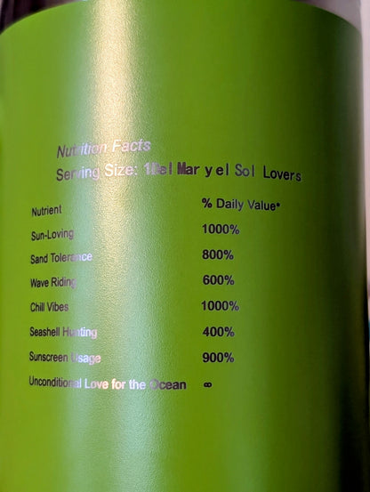 Large tumbler beach style 40onz