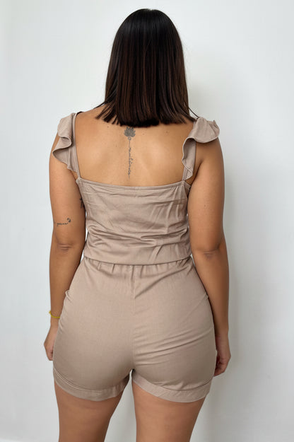 Comfortable romper with pockets women casual chic outfit