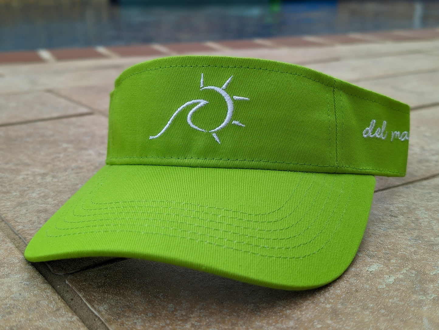 Visor Beach Hat Accessories Neon Green 
