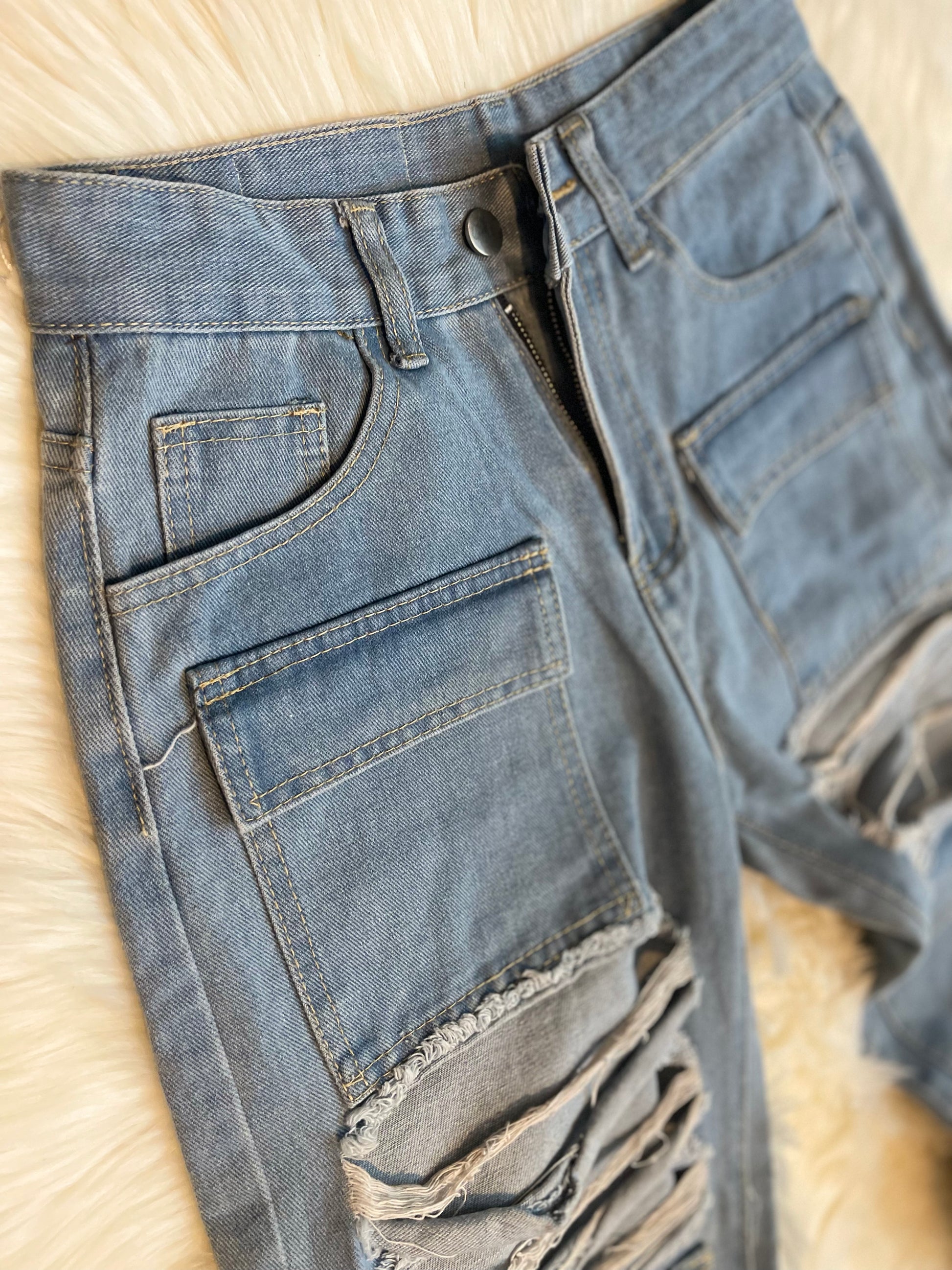 Mom Jeans Ripped Jeans 