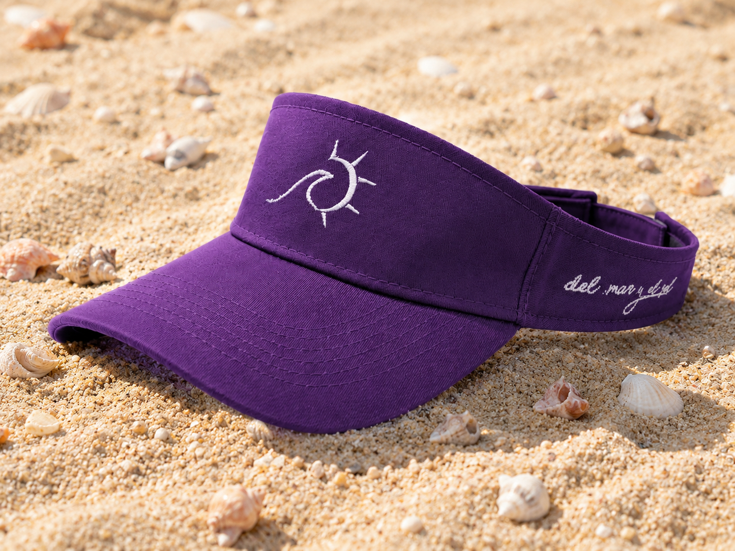 Sombrero con visera ajustable con velcro