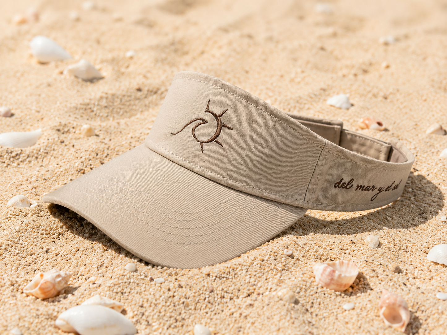 Sombrero con visera ajustable con velcro