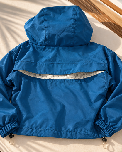 Sea Mist women's jacket with back mesh ventilation