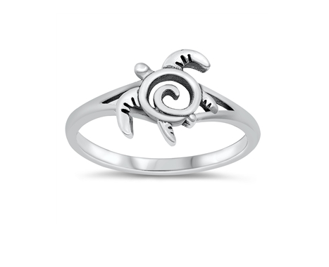 Spiral Turtle Ring