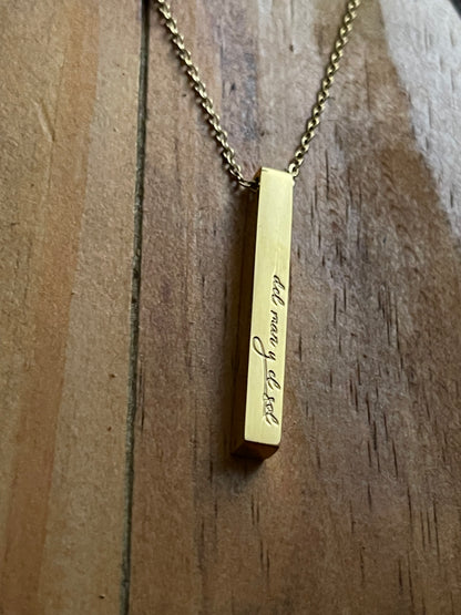 Gold plated elegant beach necklace 