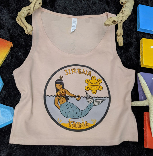 Sirena Taína Tank Crop Top