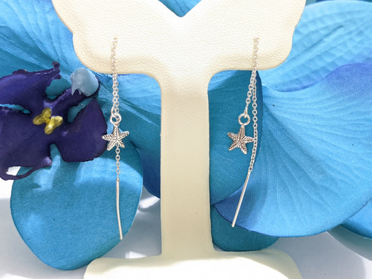 Starfish Long Earrings