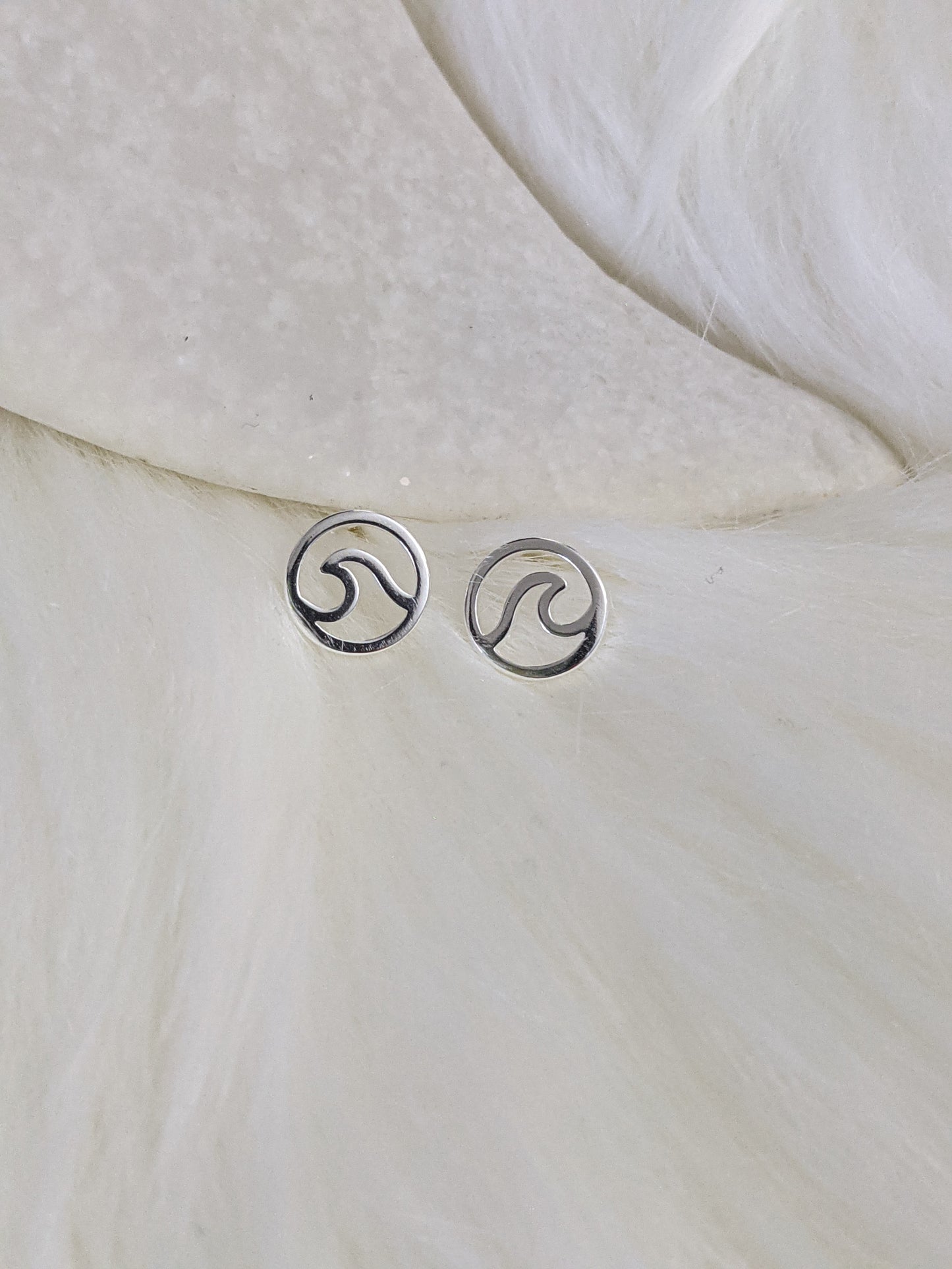 Wave Stud Earrings