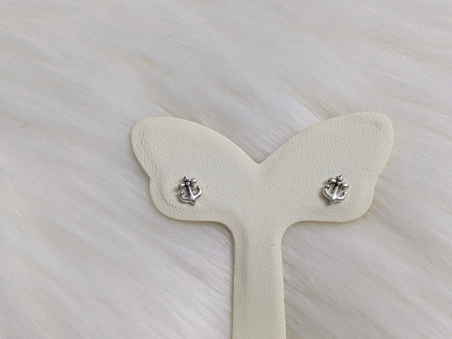 Anchor Stud Earrings