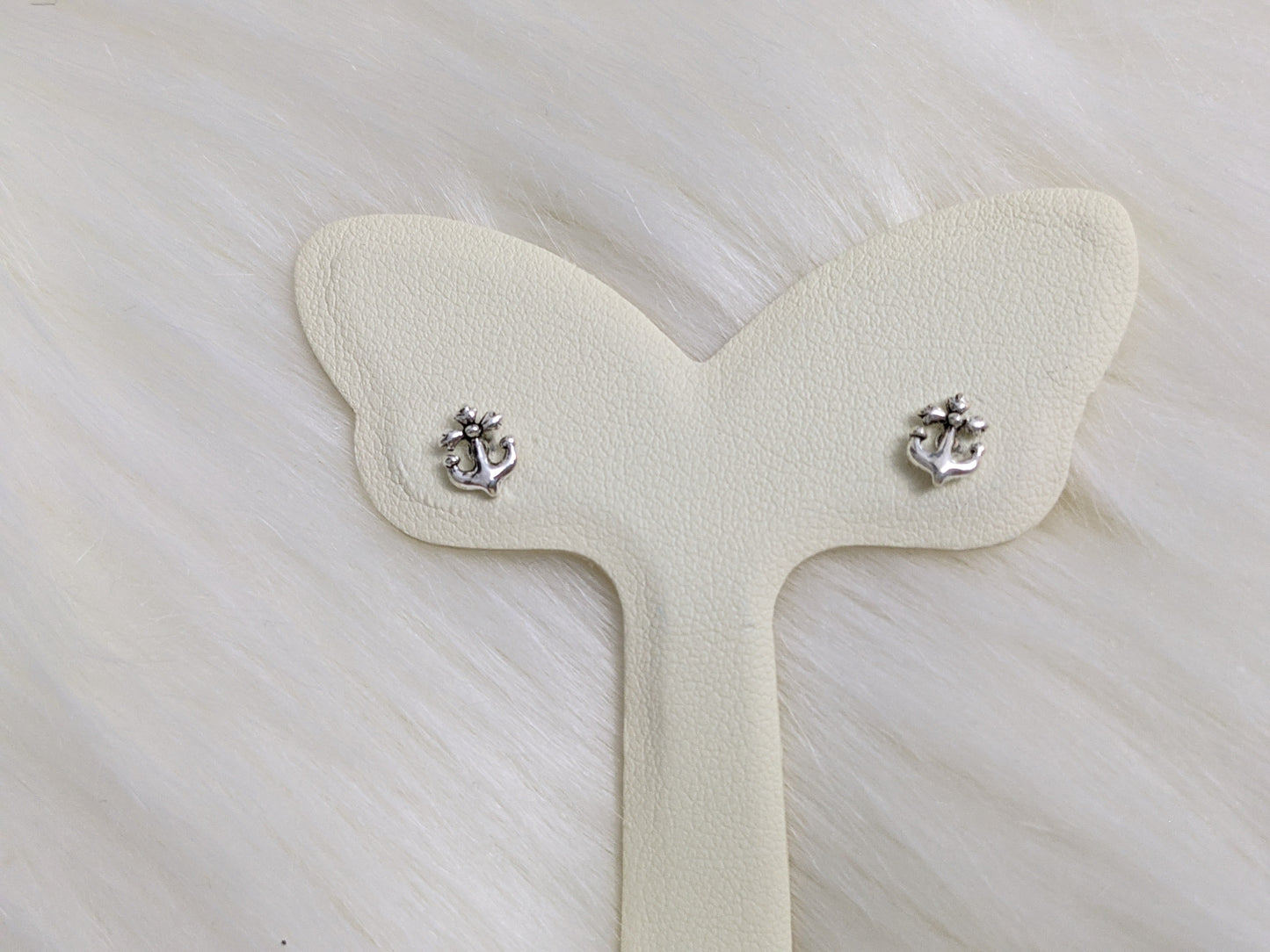 Anchor Stud Earrings