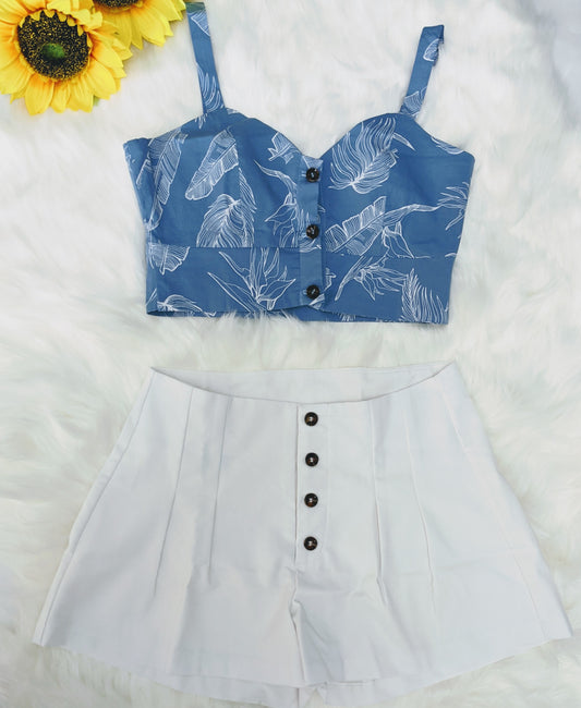 Falling Leaves Crop Top