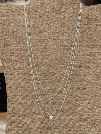 Three Stars Necklace