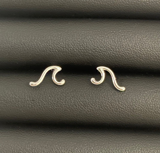 Wave Stud Earrings