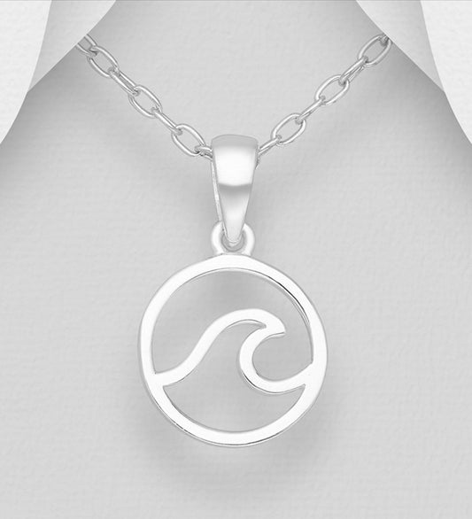 Circle Wave Pendant